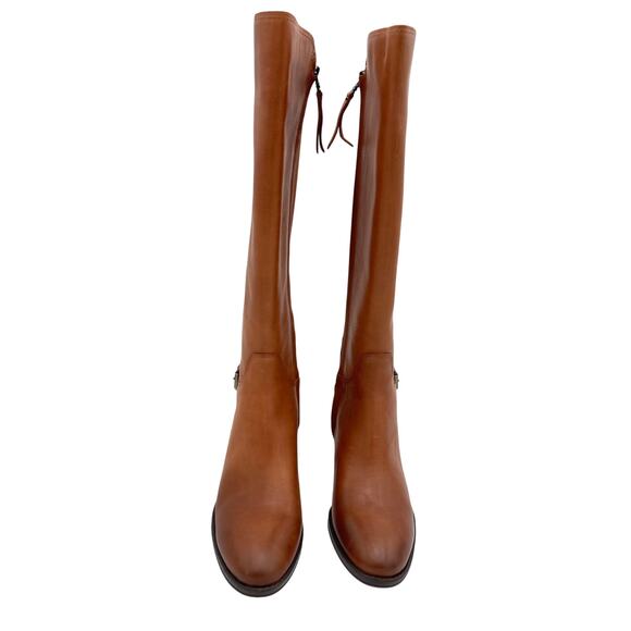 Sam Edelman Paxten boots in Whiskey Lea leather size 6 M NEW - Picture 4 of 6